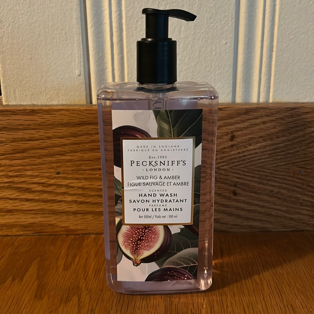 New Pecksniff’s Wild Fig & Amber Scented Hand Soap 500ml / 16.9 oz
